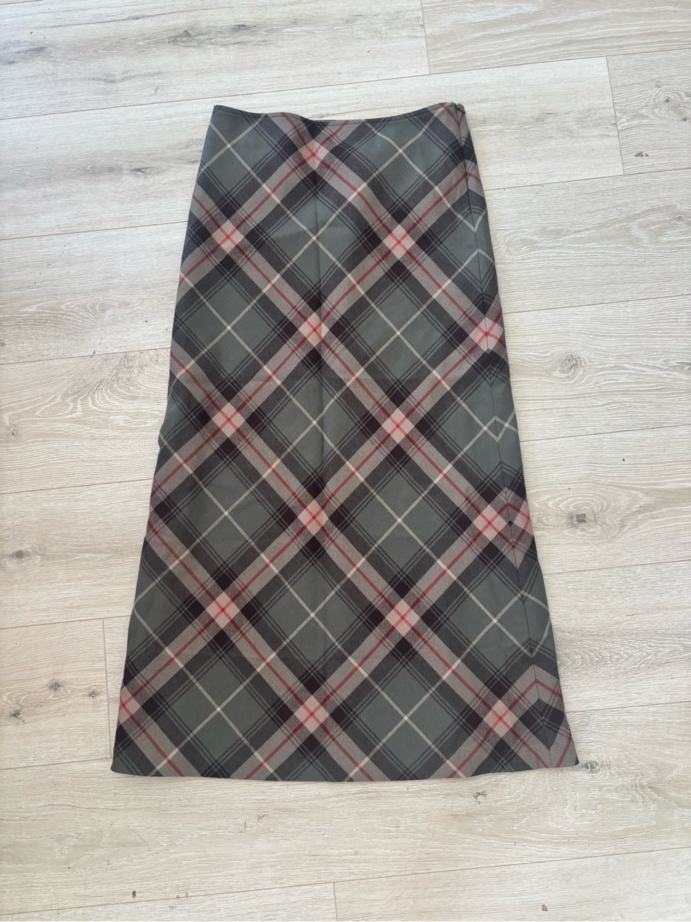 Vintage RALPH Ralph Lauren tartan plaid maxi skirt